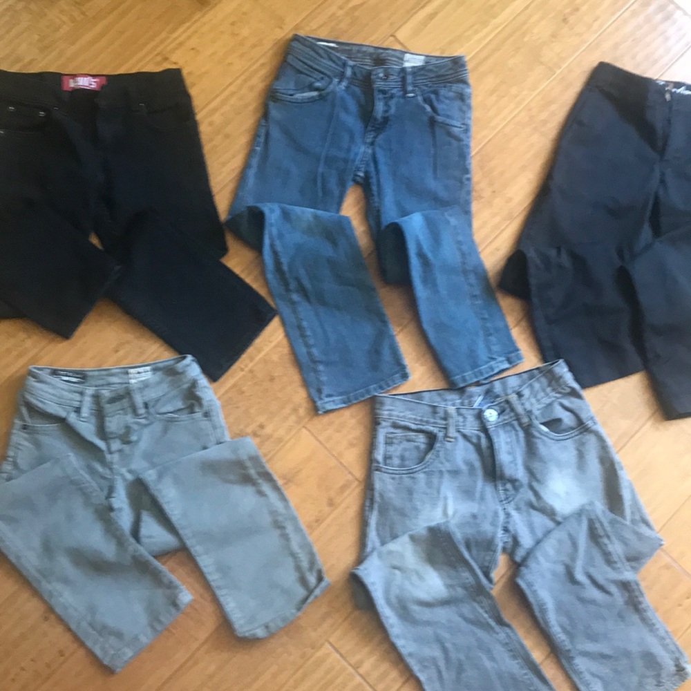 Volcom, Levi’s, Zoo York Jeans size 8 bundle